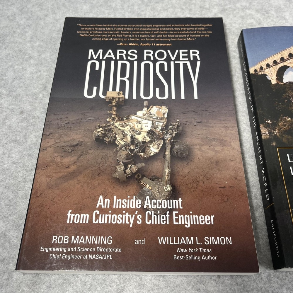Mars Rover Curiosity & Engineering In The Ancient World Science Lot 2 PB Books - Picture 2 of 11